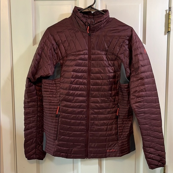 Eddie Bauer First Ascent Goose Down Full Zip Closure Jacket - Size Medium Tall - Picture 1 of 16